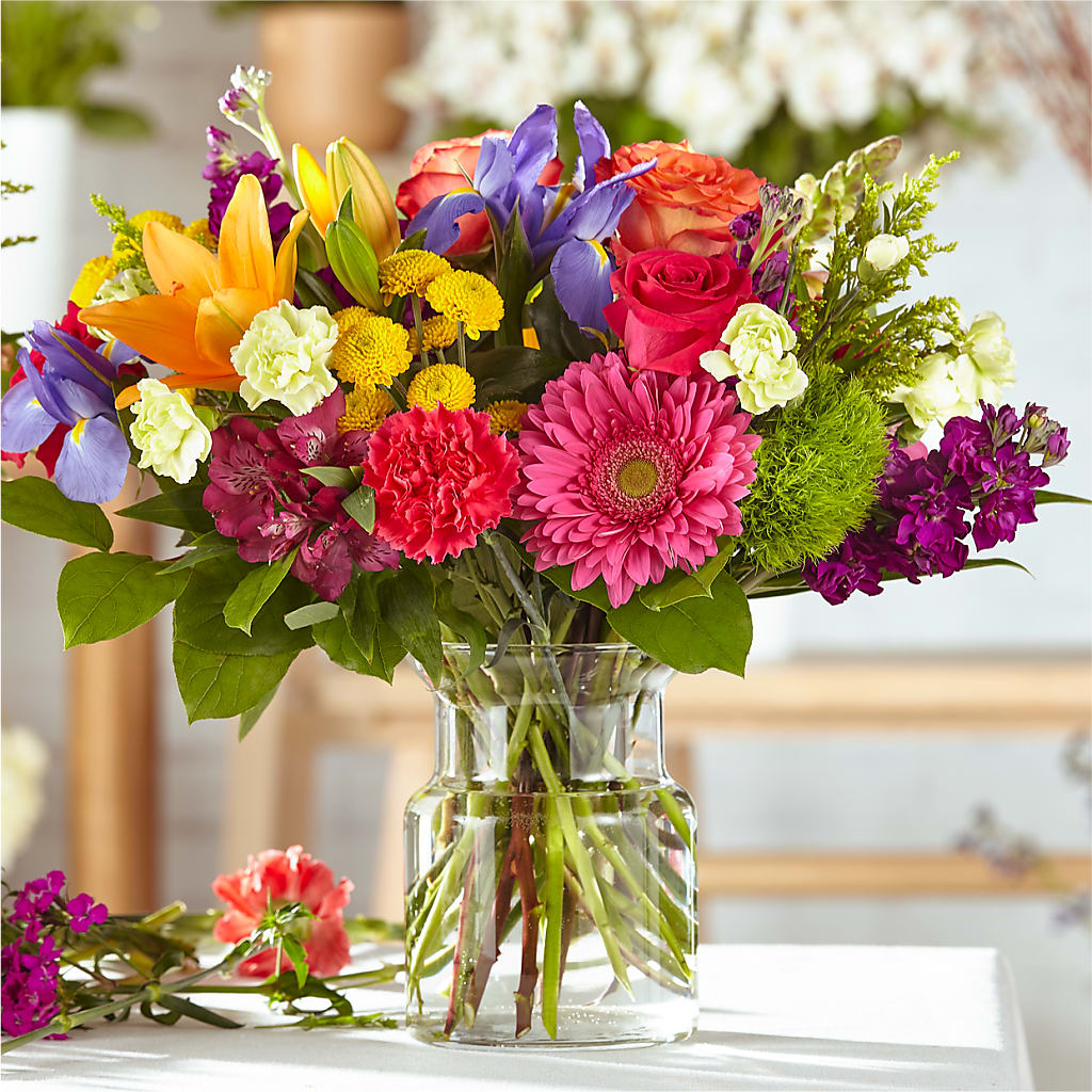 Bold & Bright – A Florist Original – Colonial Flower Shoppe, Somers CT