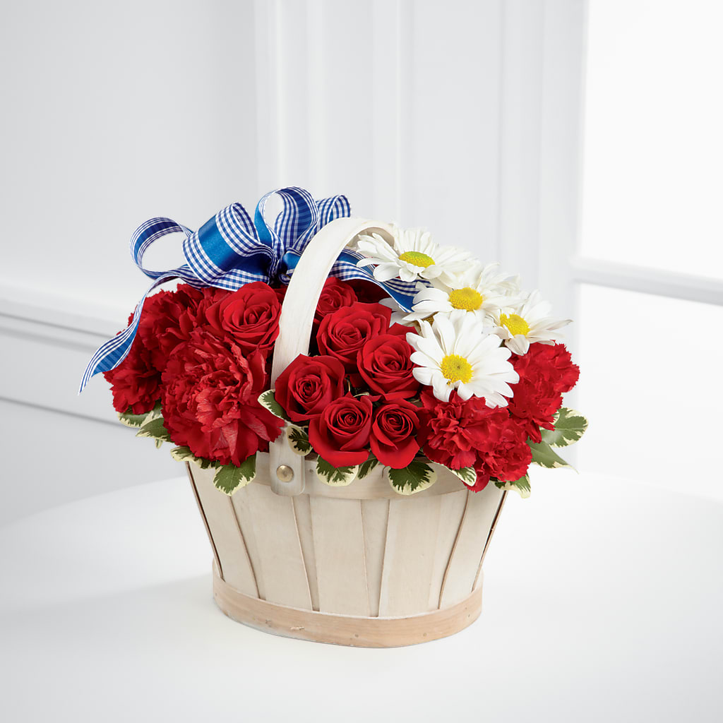 Justice Basket – Colonial Flower Shoppe, Somers CT