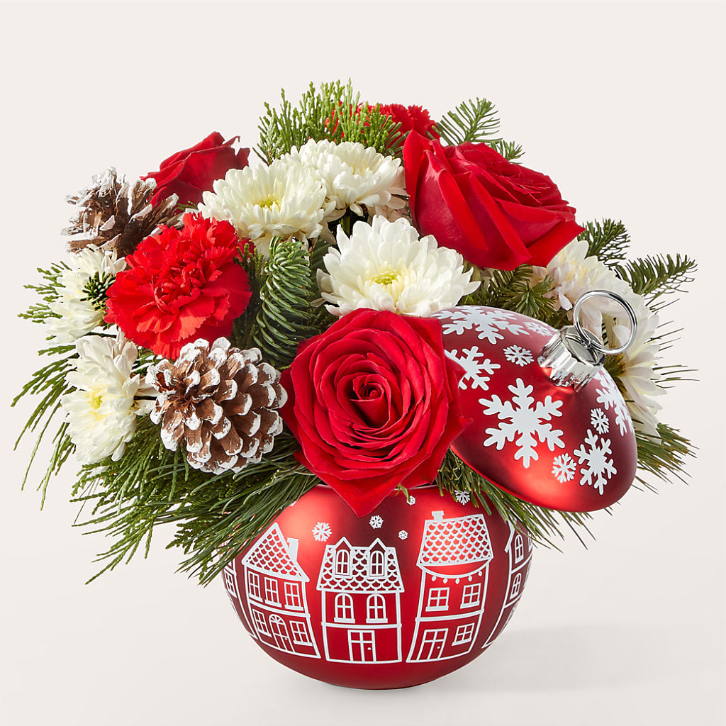 Christmas Village Ornament – Colonial Flower Shoppe, Somers CT
