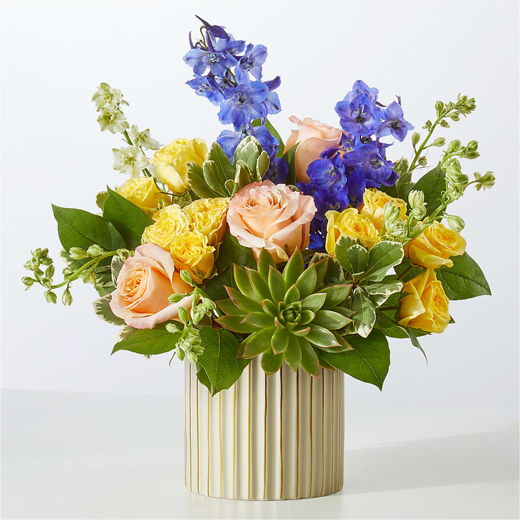 Cobalt Reverie Bouquet – Colonial Flower Shoppe, Somers CT