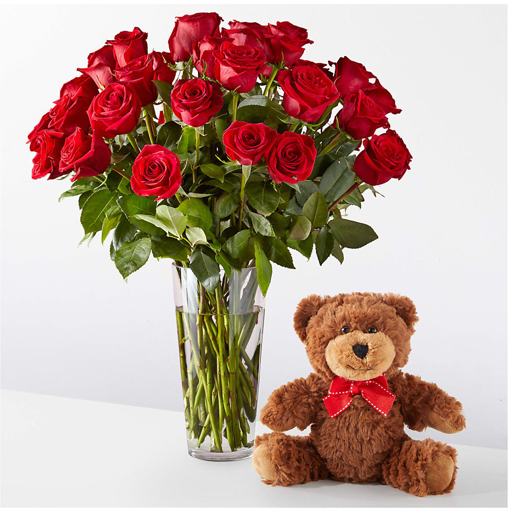 Romantic Long Stem Red Rose Bouquet Bundles – Colonial Flower Shoppe, Somers CT