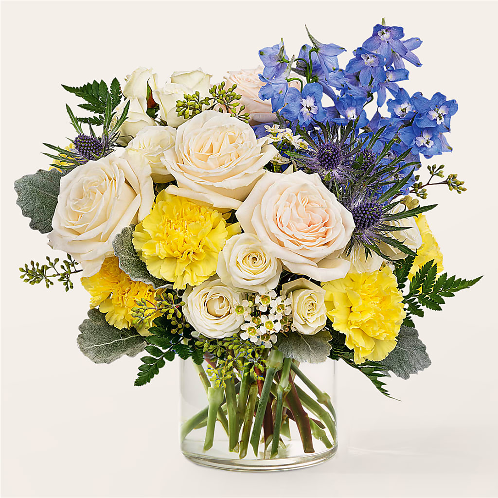 Lemon Sorbet Bouquet – Colonial Flower Shoppe, Somers CT