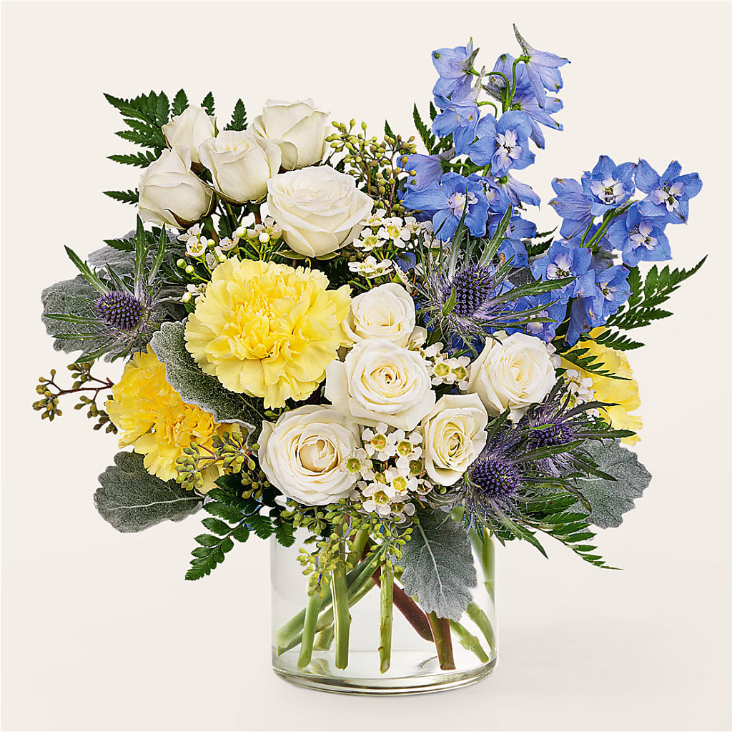 Lemon Sorbet Bouquet – Colonial Flower Shoppe, Somers CT