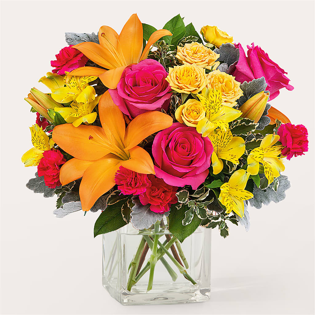 To the Tropics Bouquet – Colonial Flower Shoppe, Somers CT