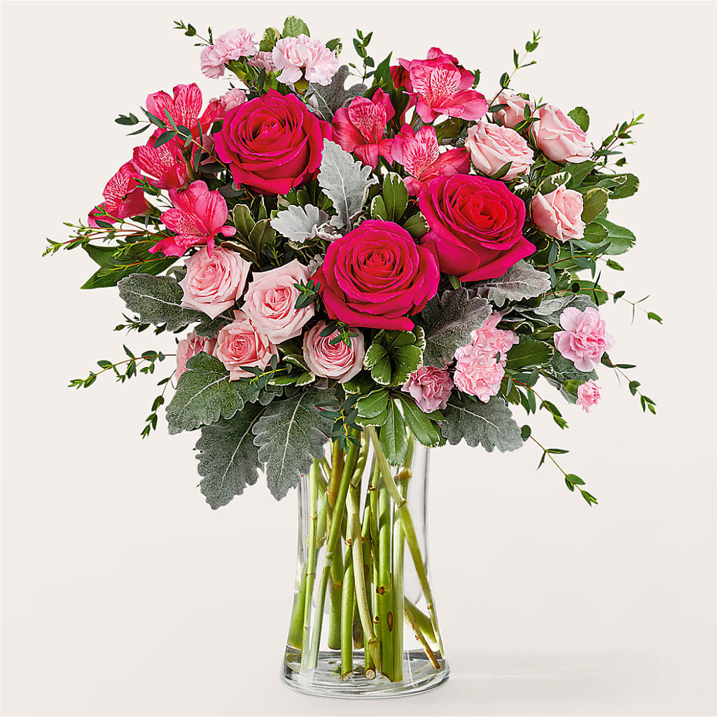 Tickled Pink Bouquet – Colonial Flower Shoppe, Somers CT