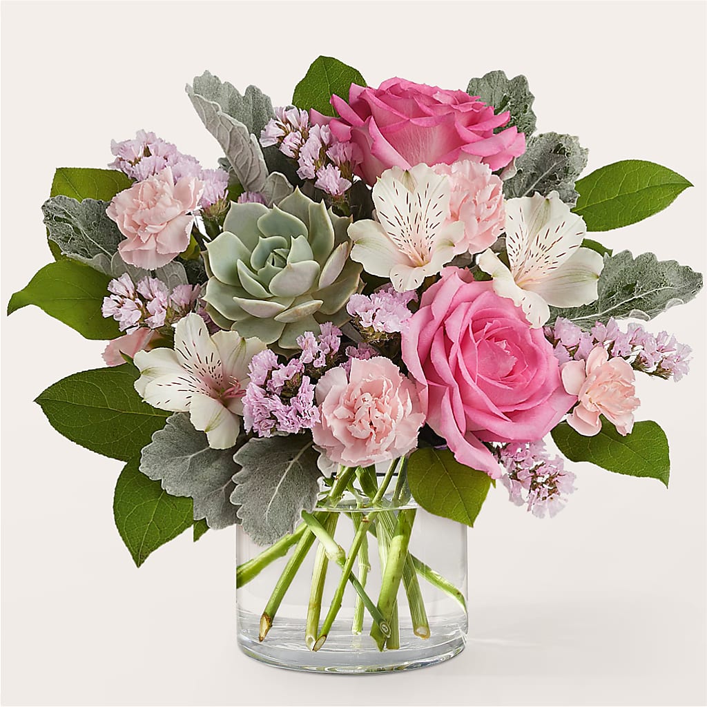 Dusty Rose Bouquet – Colonial Flower Shoppe, Somers CT