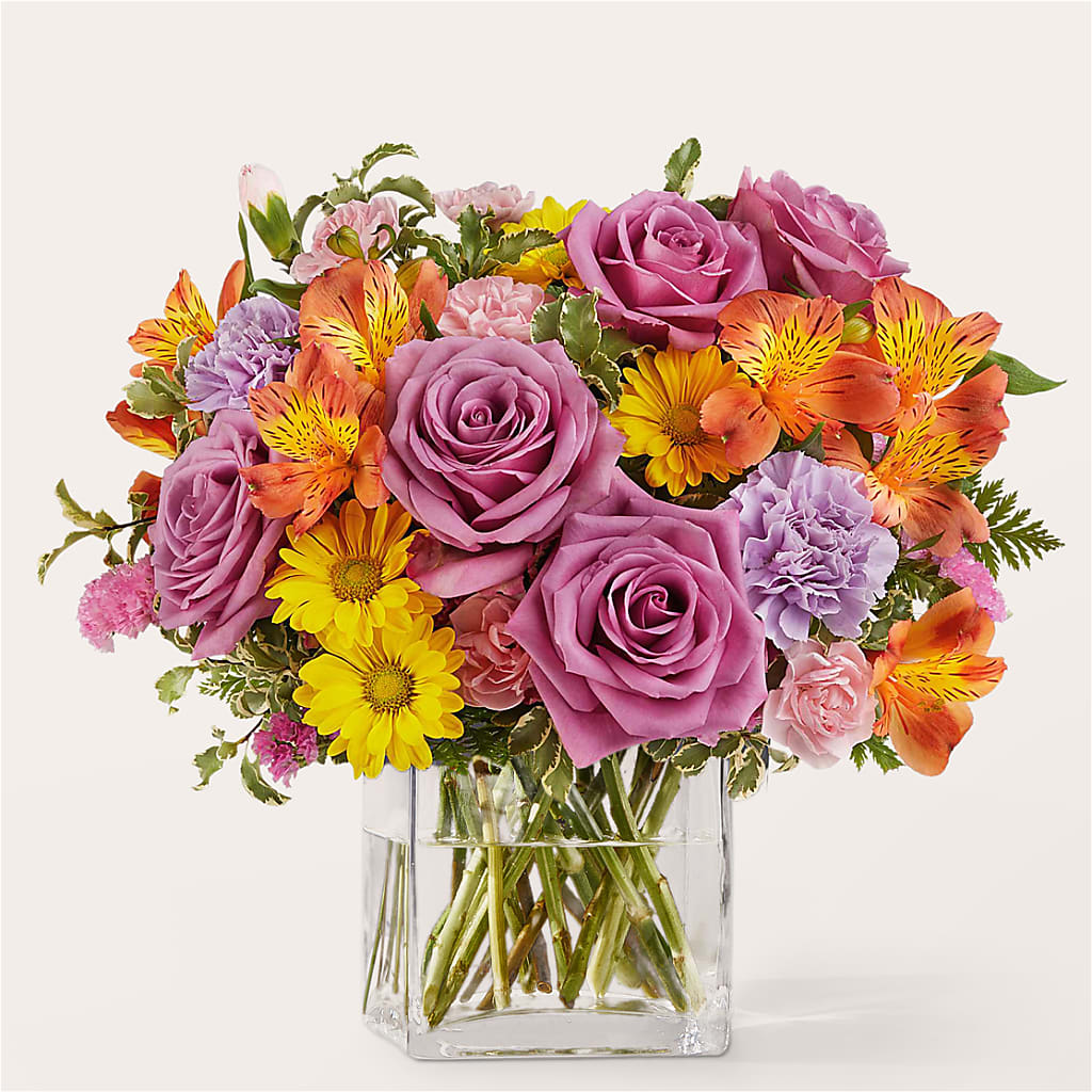 Shades of Happiness Bouquet – Colonial Flower Shoppe, Somers CT