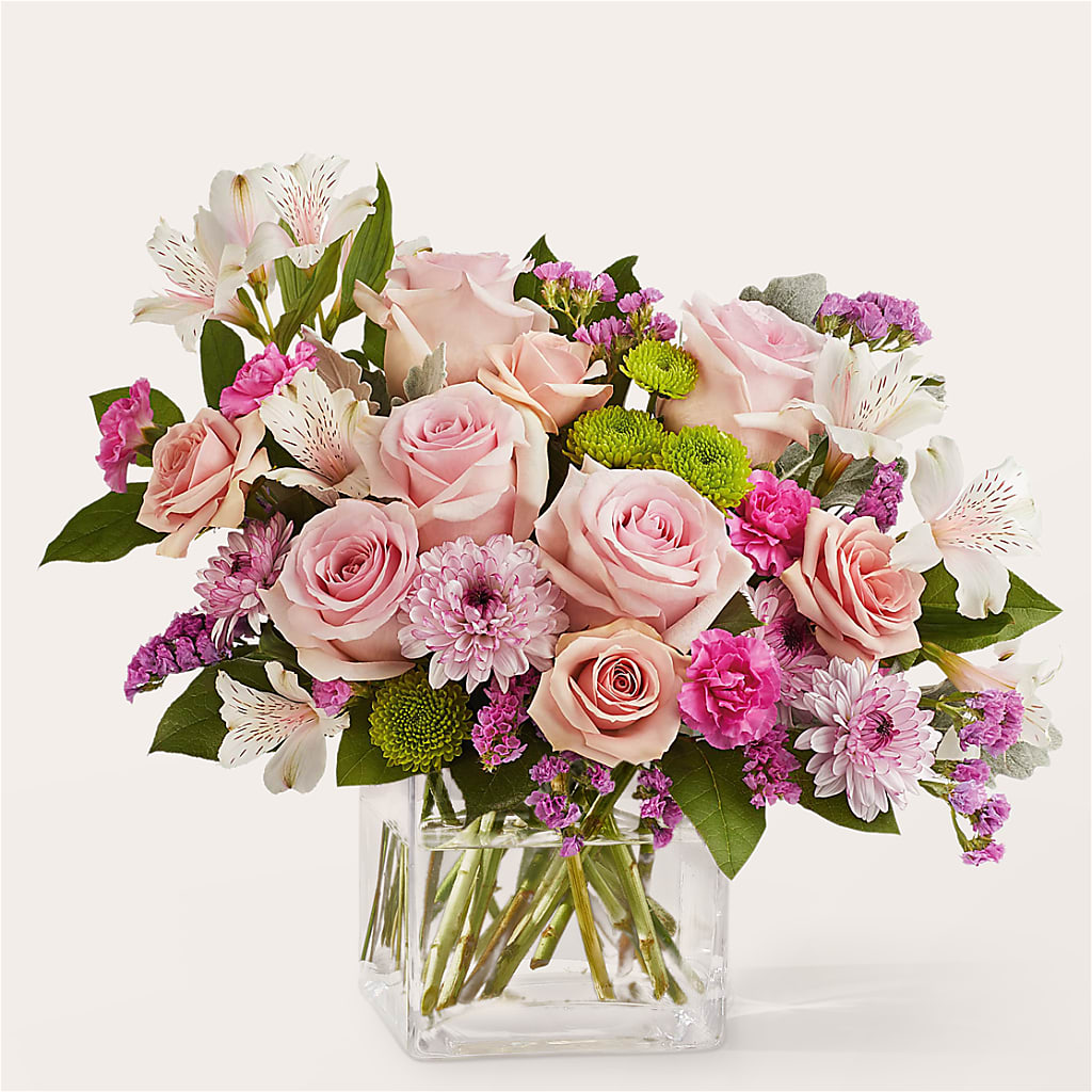 Pink Suede Bouquet – Colonial Flower Shoppe, Somers CT