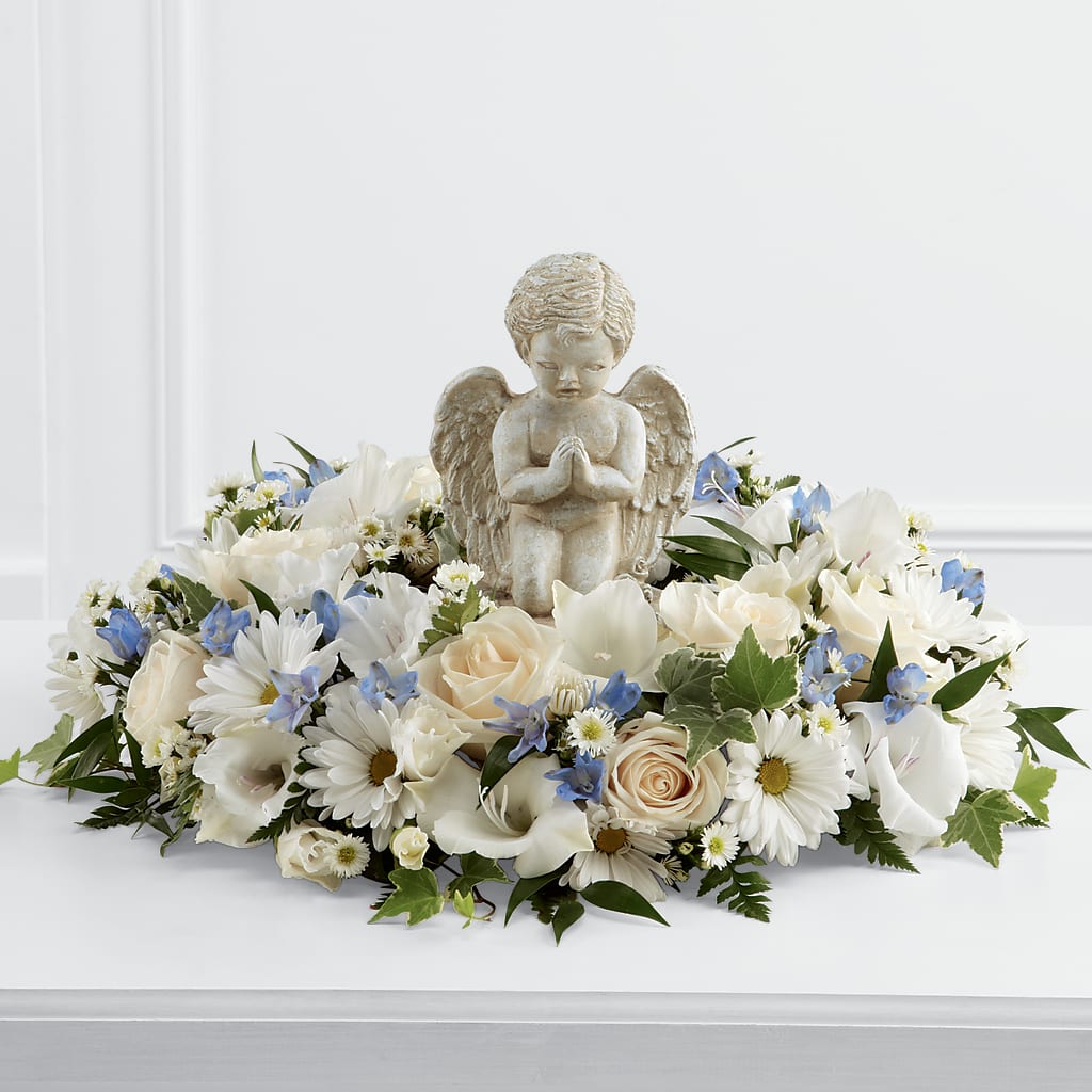 Little Angel Ring of Flowers – Colonial Flower Shoppe, Somers CT