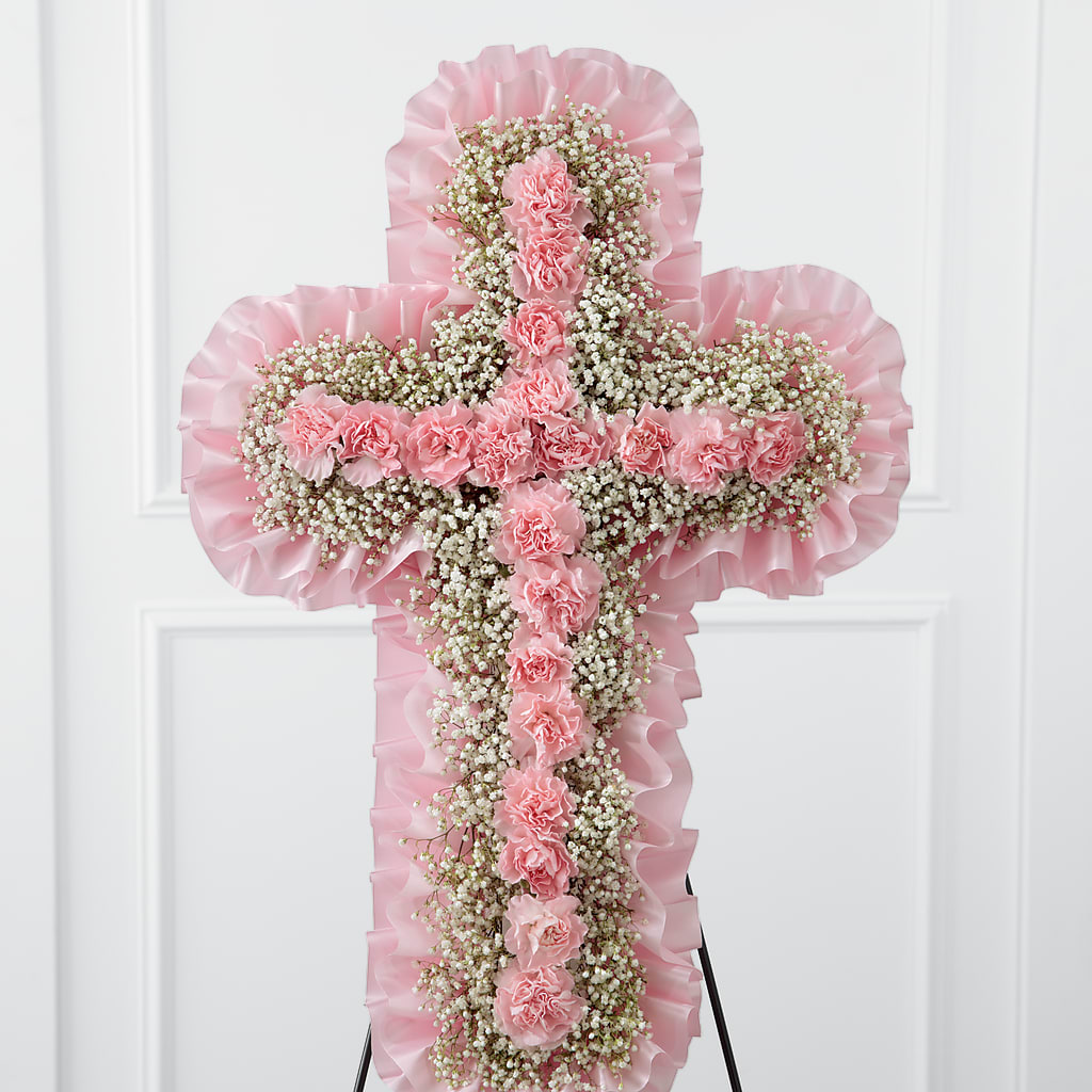 Angel's Cross Easel – Colonial Flower Shoppe, Somers CT