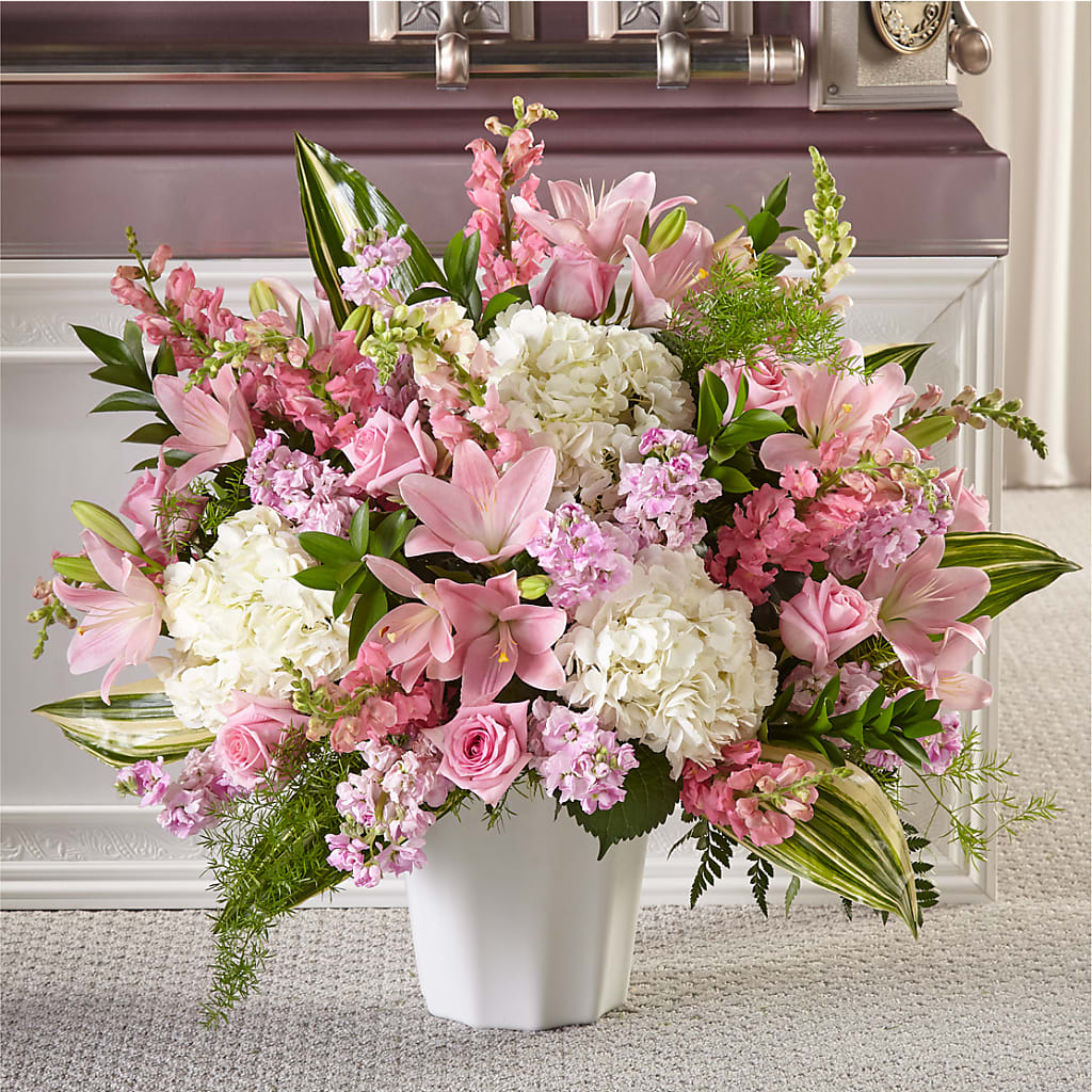 Simply Serene Floor Basket – Colonial Flower Shoppe, Somers CT