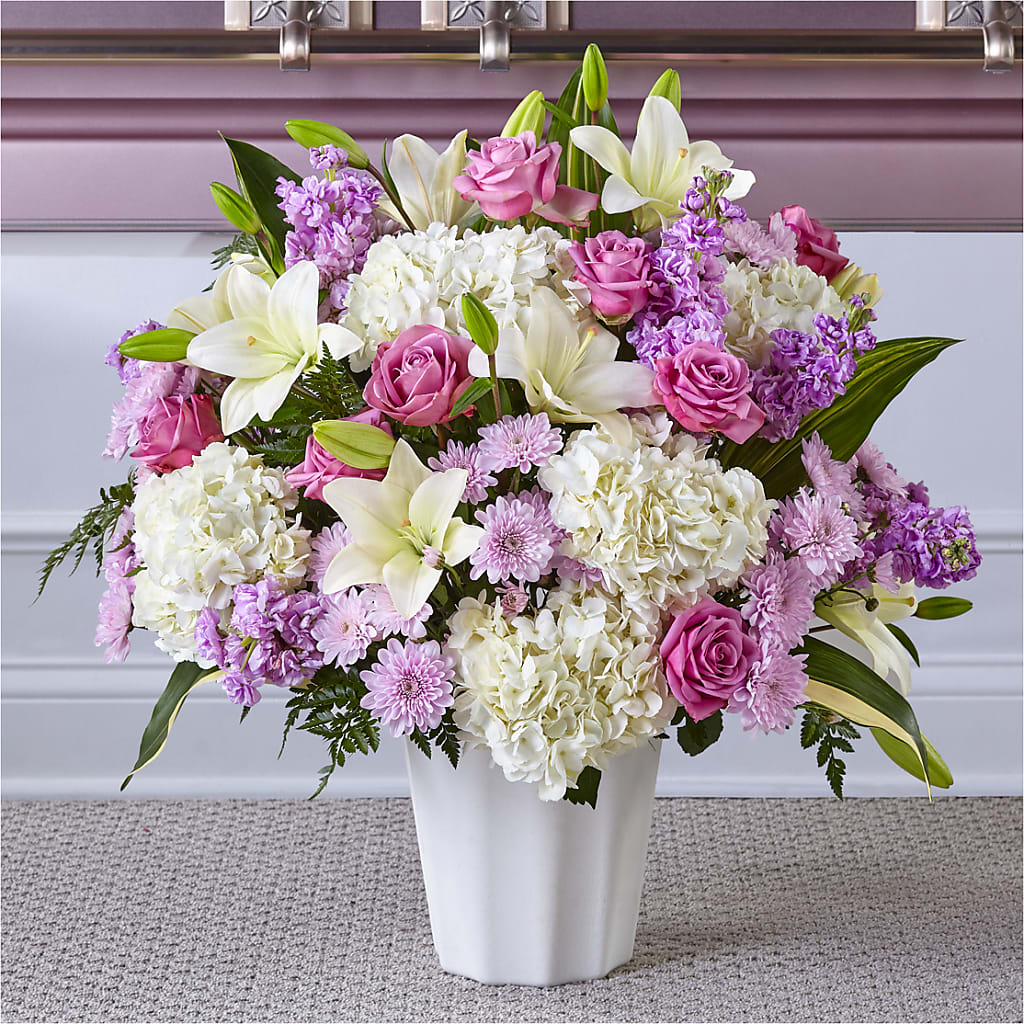 Heaven Sent Floor Basket – Colonial Flower Shoppe, Somers CT