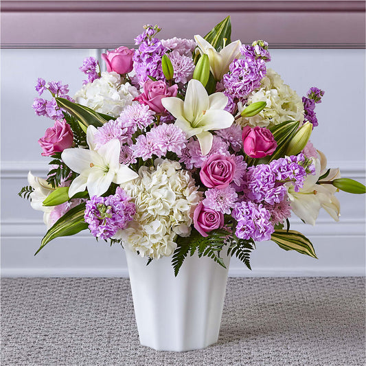 Heaven Sent Floor Basket – Colonial Flower Shoppe, Somers CT