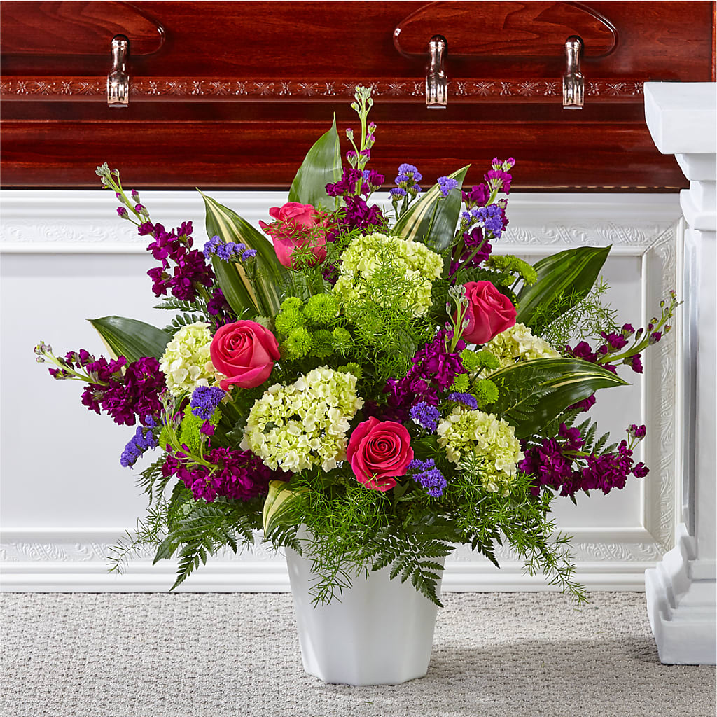 Beautiful Horizons Floor Basket – Colonial Flower Shoppe, Somers CT
