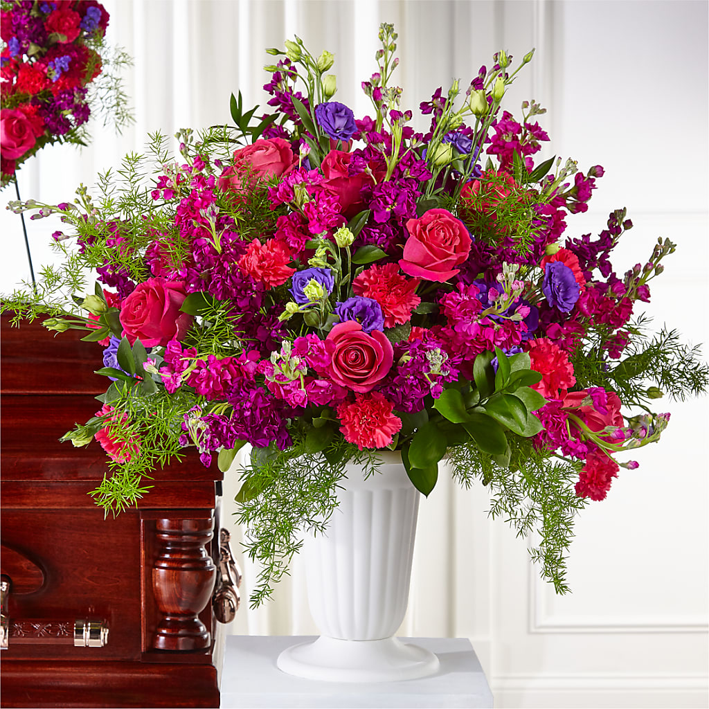 Eternal Day Arrangement – Colonial Flower Shoppe, Somers CT