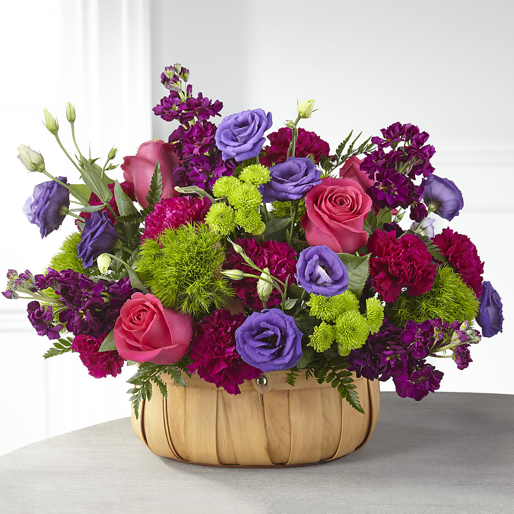 Serene Sanctuary Basket – Colonial Flower Shoppe, Somers CT