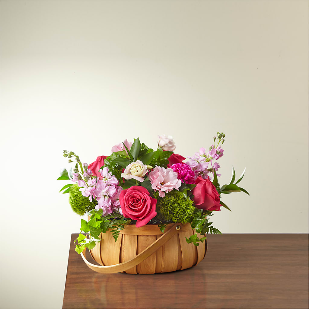Radiance in Bloom Basket – Colonial Flower Shoppe, Somers CT