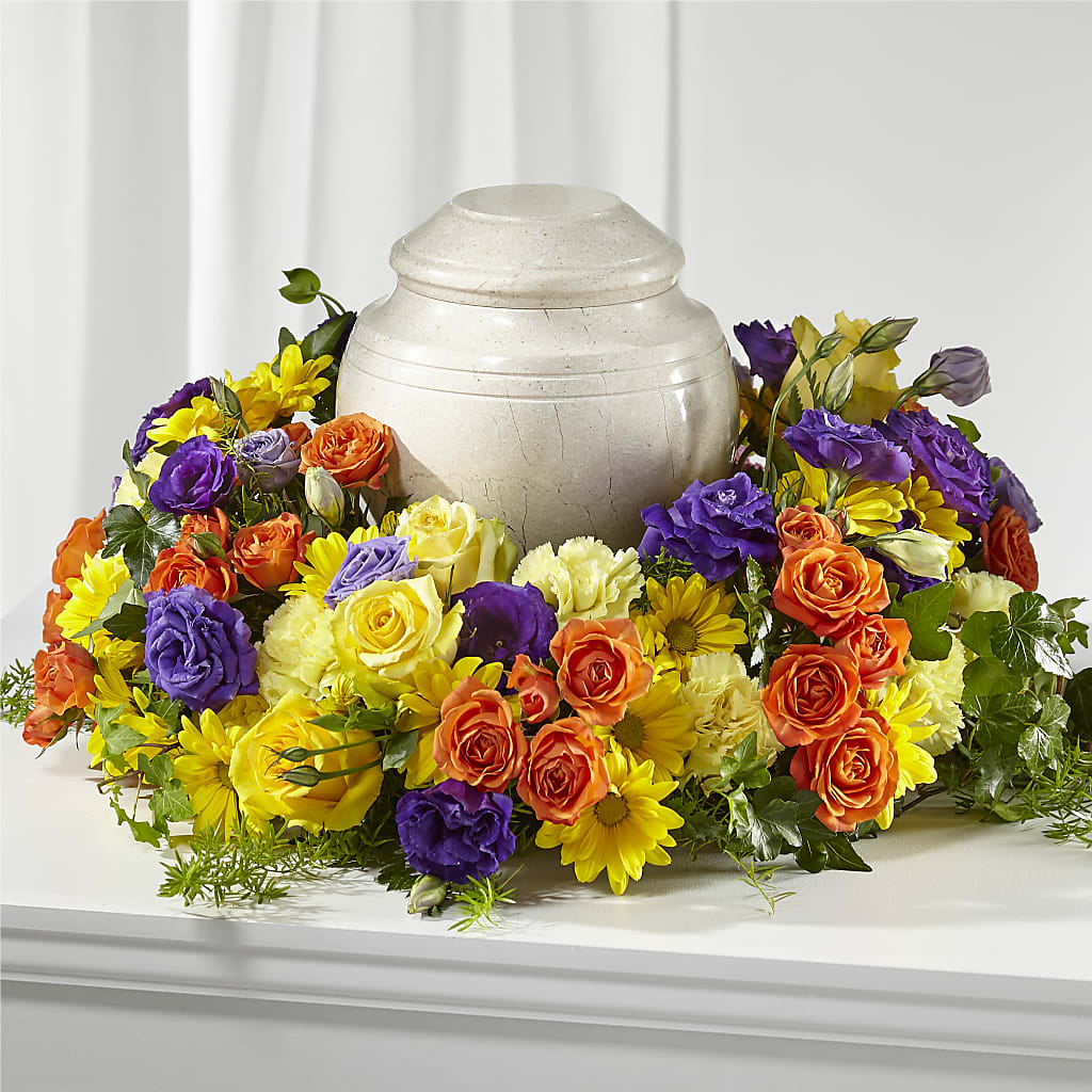 Blossoms of Remembrance Cremation Adornment – Colonial Flower Shoppe, Somers CT