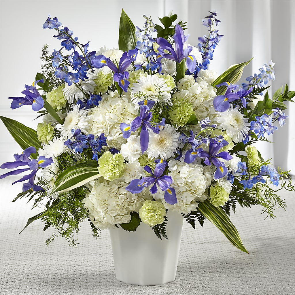 Soft Serenity Floor Basket – Colonial Flower Shoppe, Somers CT