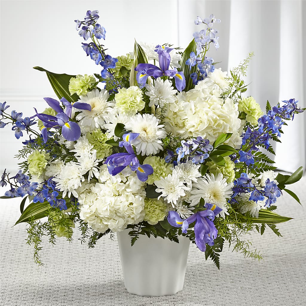 Soft Serenity Floor Basket – Colonial Flower Shoppe, Somers CT