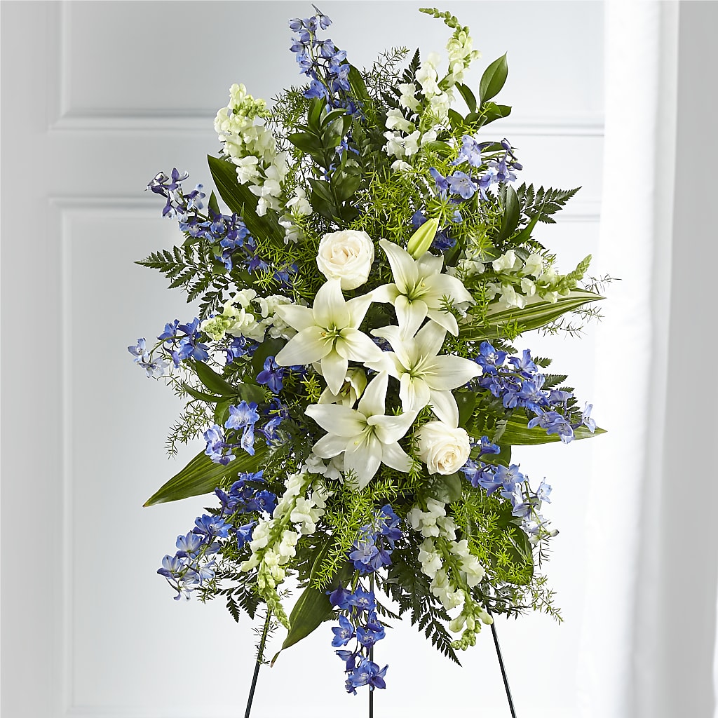 Faithful Friend Standing Spray – Colonial Flower Shoppe, Somers CT