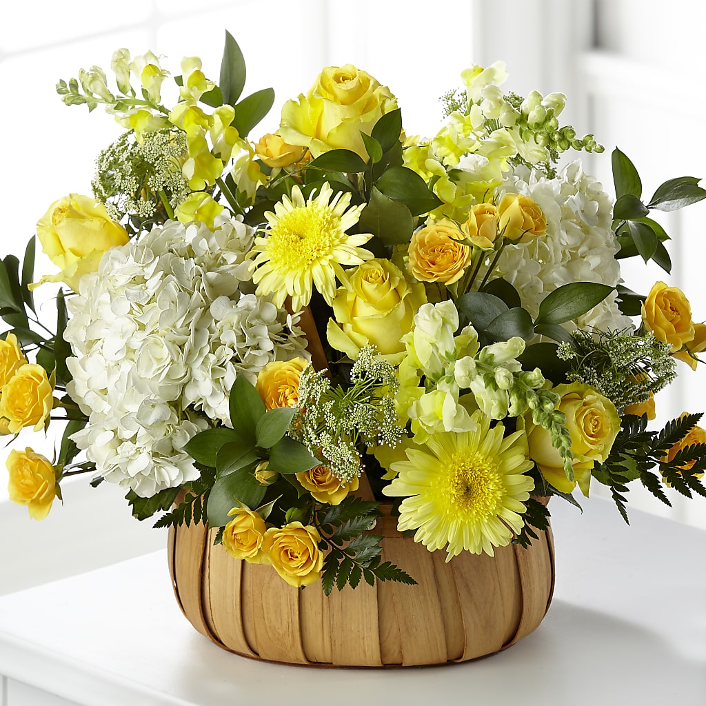 Rustic Remembrance Basket – Colonial Flower Shoppe, Somers CT