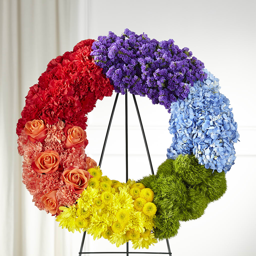 Circle of Love Wreath – Colonial Flower Shoppe, Somers CT