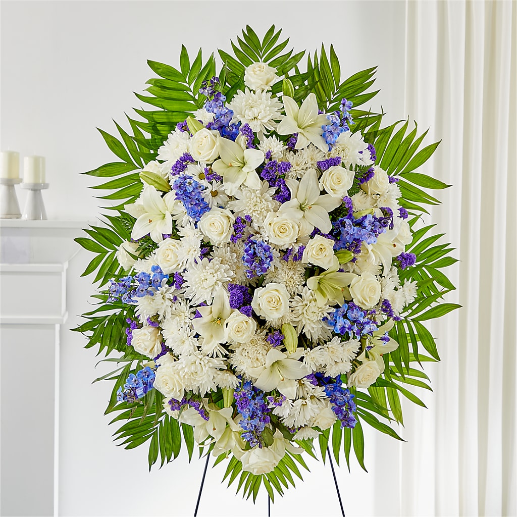 At Rest Standing Spray – Colonial Flower Shoppe, Somers CT