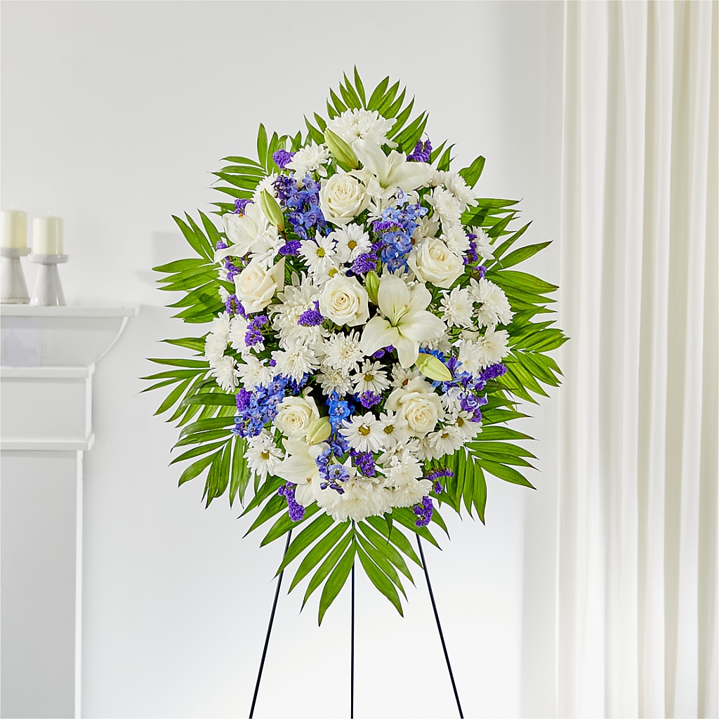At Rest Standing Spray – Colonial Flower Shoppe, Somers CT