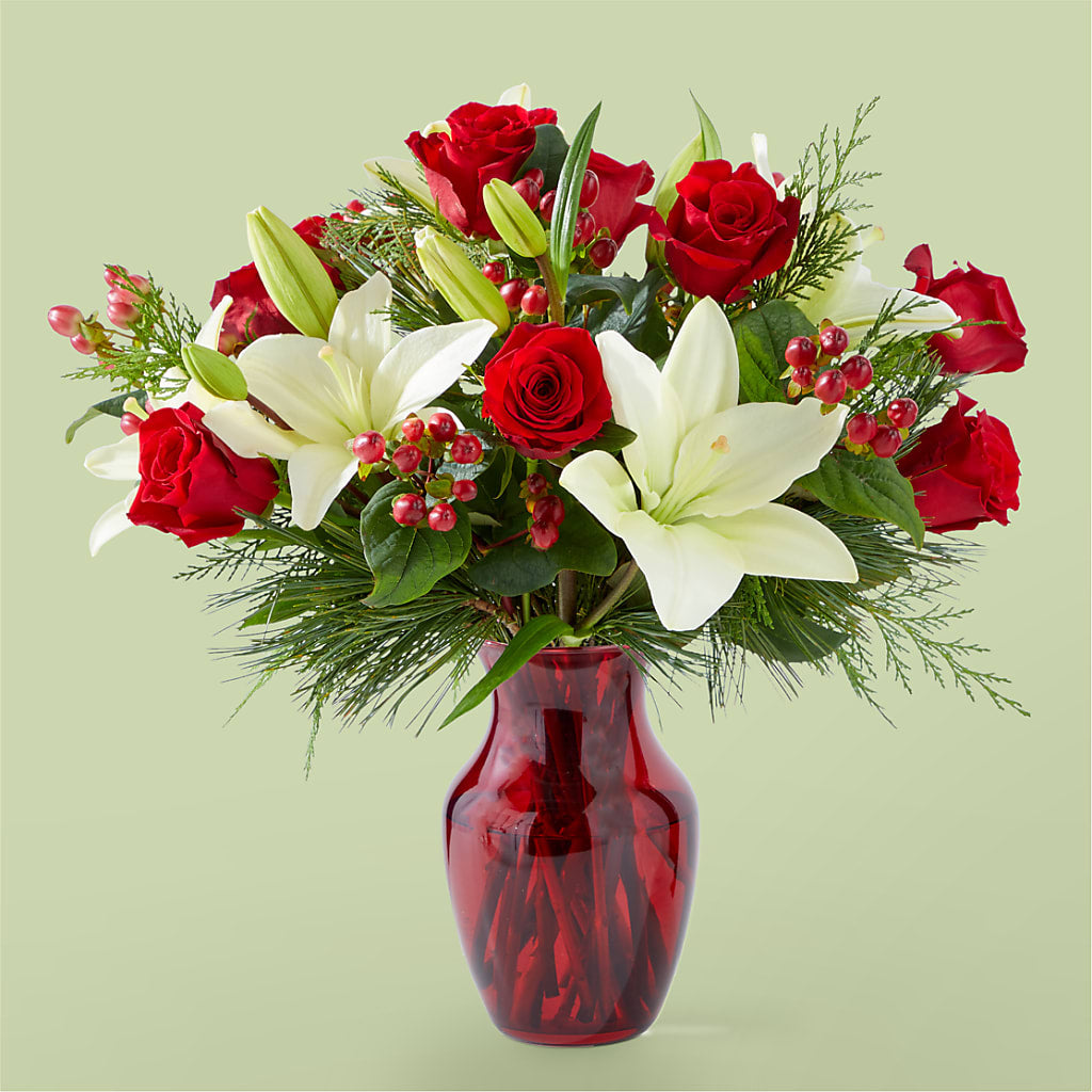 Evergreen Delight Bouquet – Colonial Flower Shoppe, Somers CT