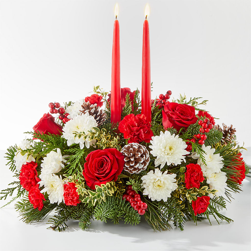 Holiday Soiree Centerpiece – Colonial Flower Shoppe, Somers CT
