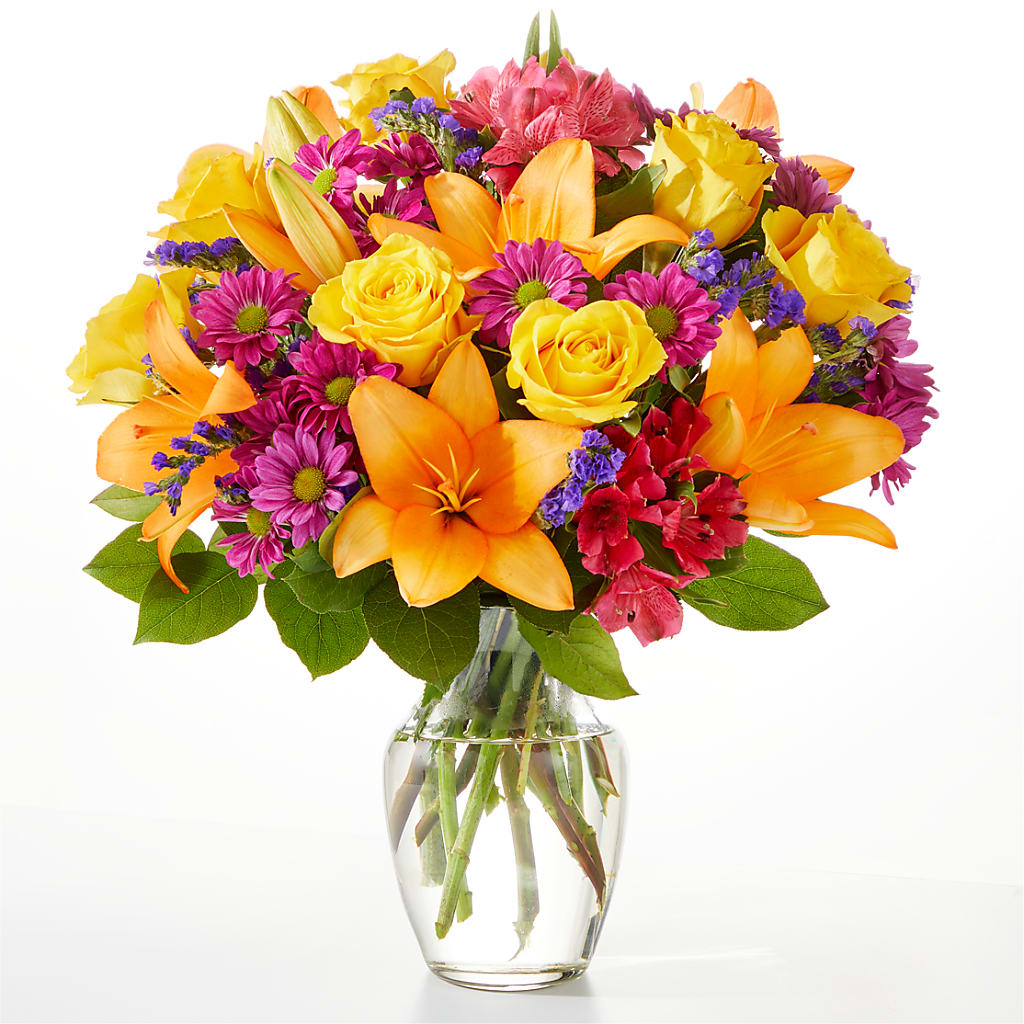 Colorful Visions Bouquet – Colonial Flower Shoppe, Somers CT