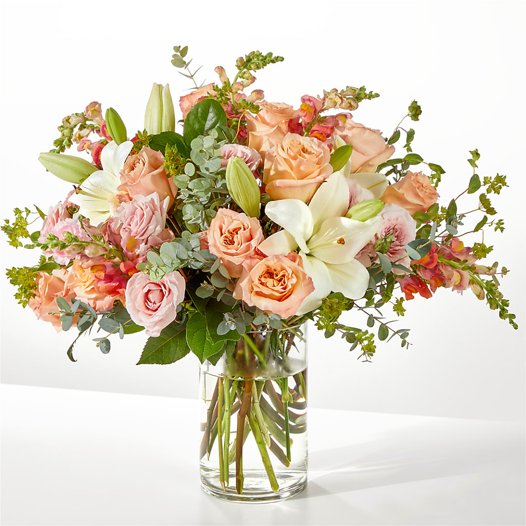 Grapefruit Splash Bouquet – Colonial Flower Shoppe, Somers CT