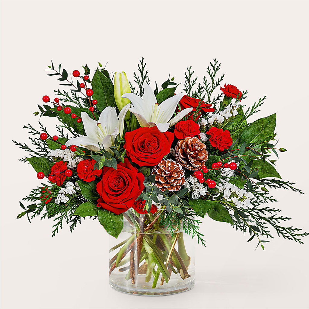 Best in Snow Bouquet – Colonial Flower Shoppe, Somers CT