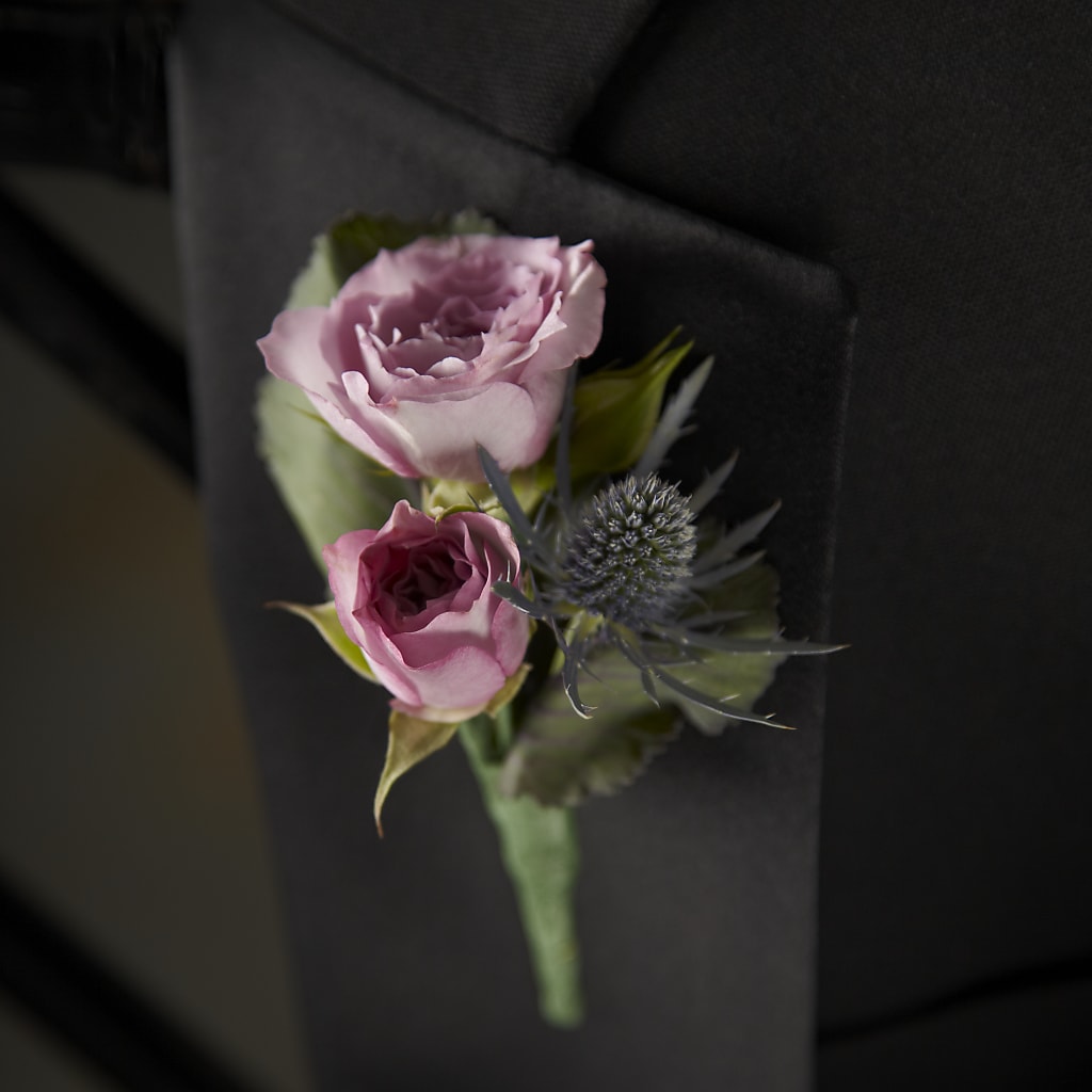 Veronica Boutonniere – Colonial Flower Shoppe, Somers CT