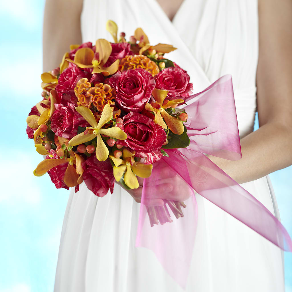 Brilliant Shades of Love Bouquet – Colonial Flower Shoppe, Somers CT