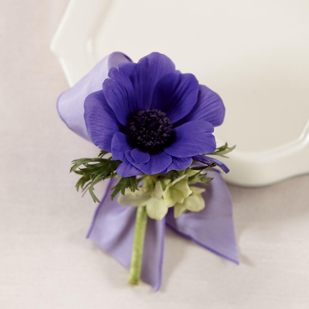 Purple Passion Boutonniere – Colonial Flower Shoppe, Somers CT