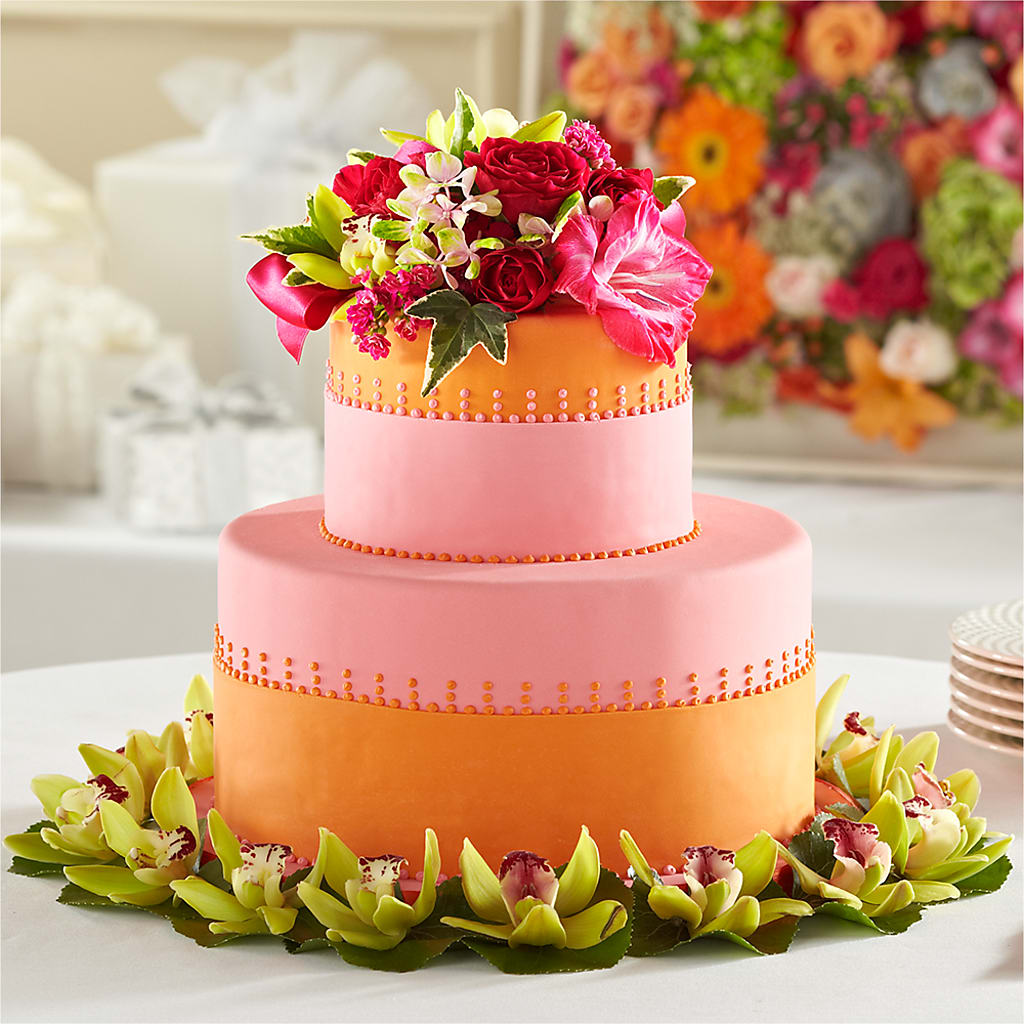 Sweet Citrus Cake Decor – Colonial Flower Shoppe, Somers CT
