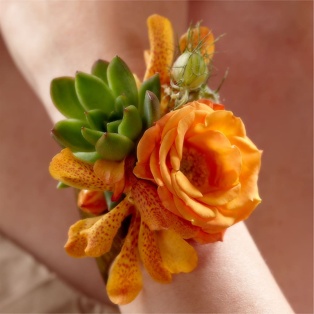 Irresistible Love Wrist Corsage – Colonial Flower Shoppe, Somers CT