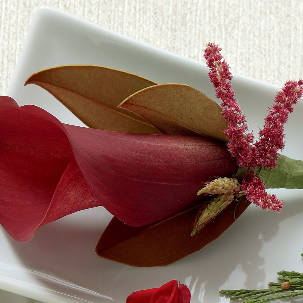 Red Calla Boutonniere – Colonial Flower Shoppe, Somers CT