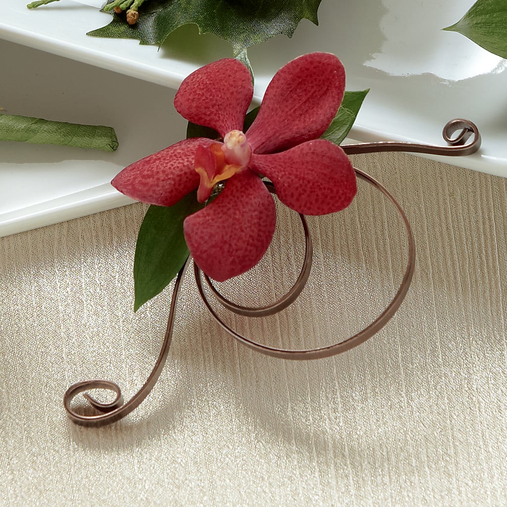 Red Mokara Boutonniere – Colonial Flower Shoppe, Somers CT