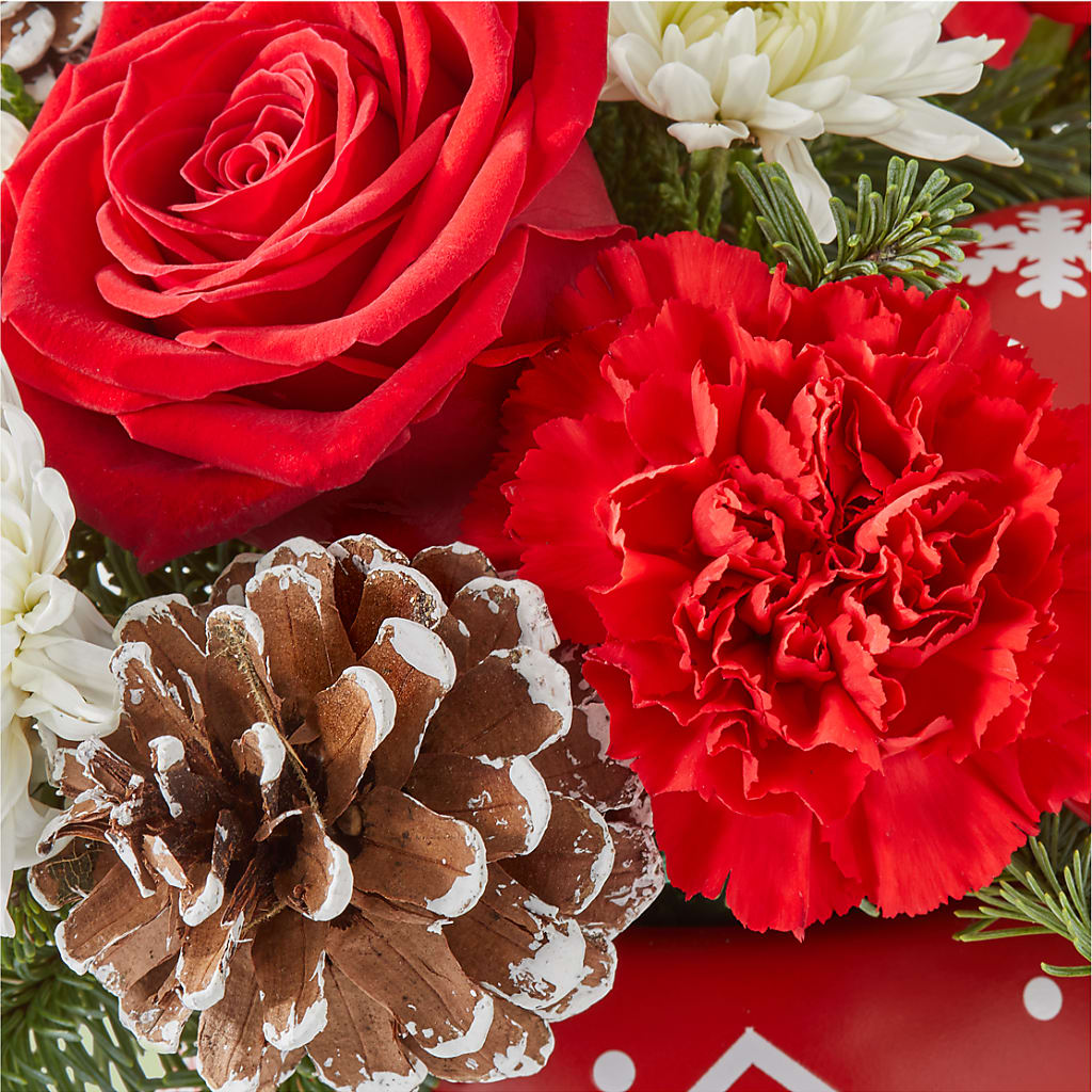 Christmas Village Ornament –  Colonial Flower Shoppe, Somers CT