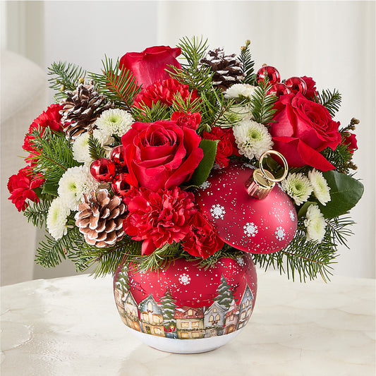 Christmas Carols Ornament –  Colonial Flower Shoppe, Somers CT