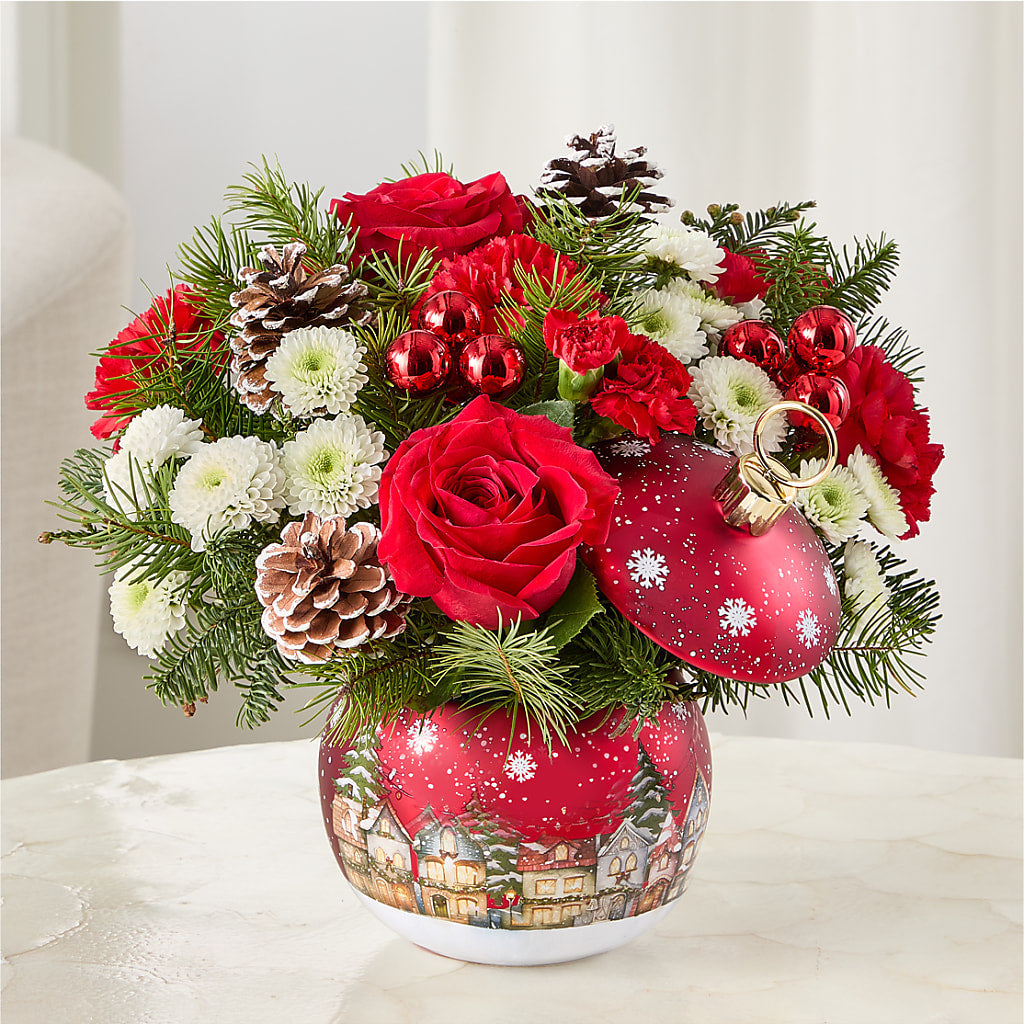 Christmas Carols Ornament –  Colonial Flower Shoppe, Somers CT