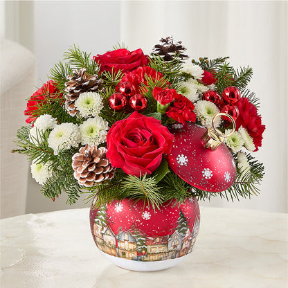 Christmas Carols Ornament –  Colonial Flower Shoppe, Somers CT