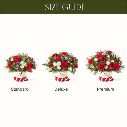 Jolly Snowman Bouquet –  Colonial Flower Shoppe, Somers CT