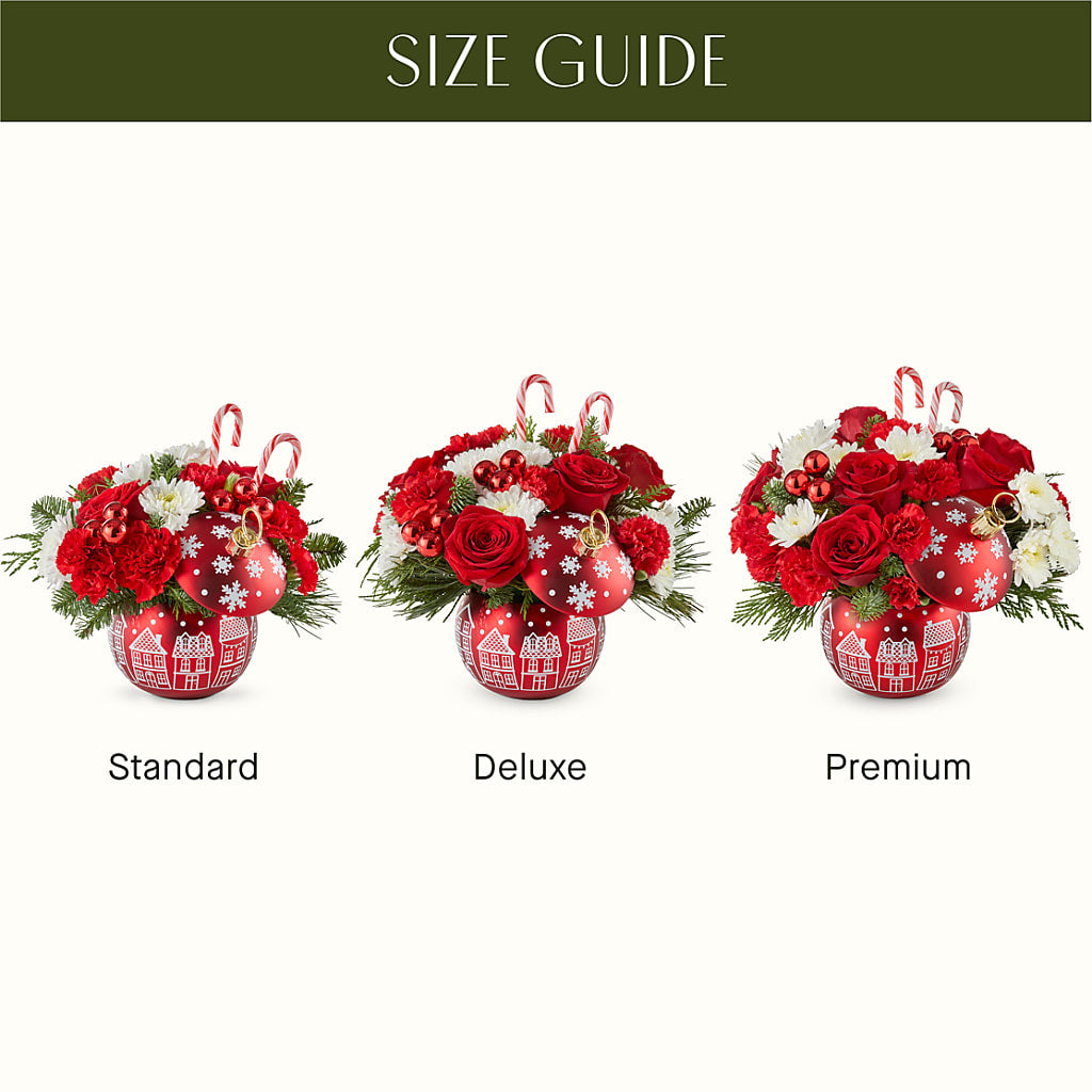 Cheer in the Air Ornament –  Colonial Flower Shoppe, Somers CT