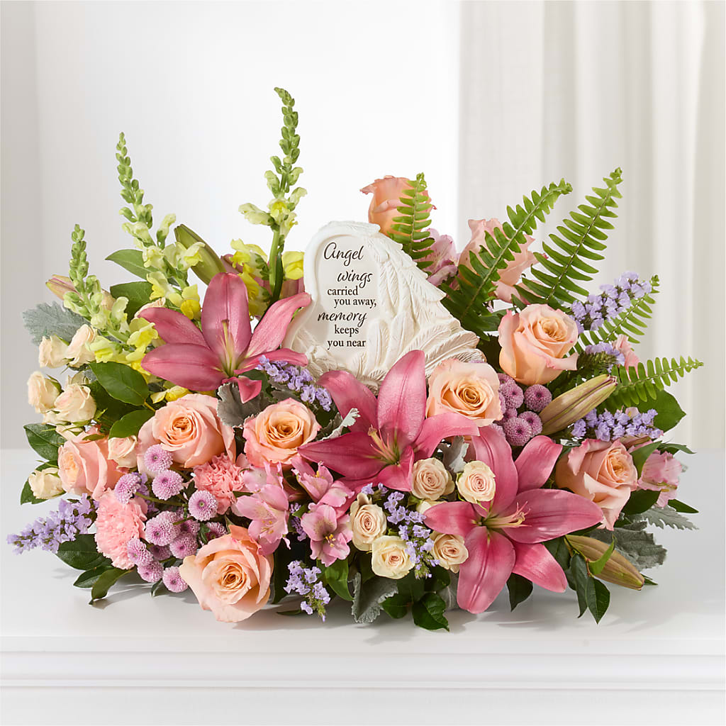 Gentle Light Arrangement –  Colonial Flower Shoppe, Somers CT