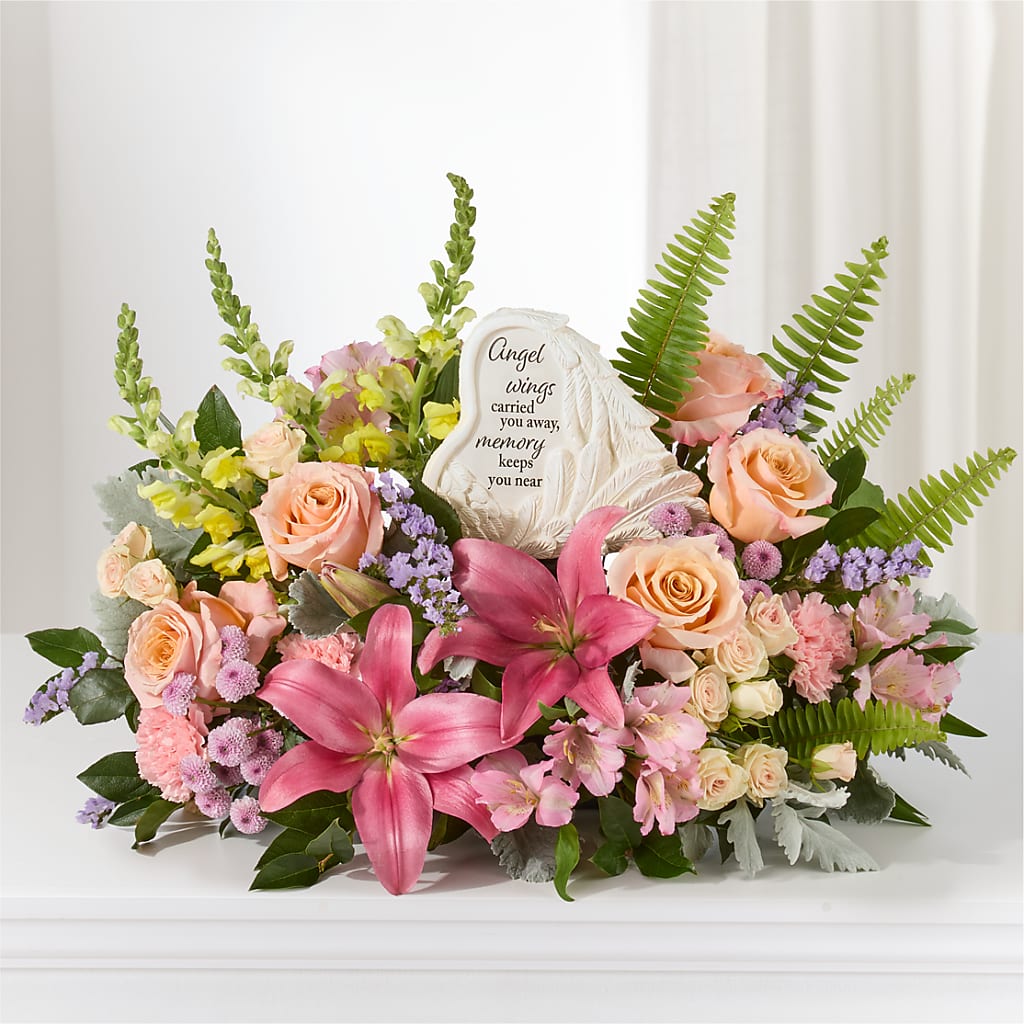 Gentle Light Arrangement –  Colonial Flower Shoppe, Somers CT
