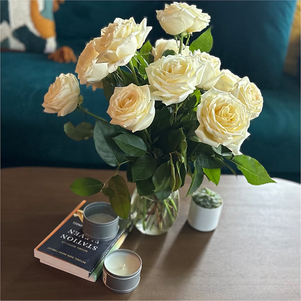 Long Stem Yellow Rose Bouquet –  Colonial Flower Shoppe, Somers CT